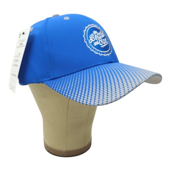 The Bottle And Can Structured Performance Strapback Cap Trucker Baseball Hat NEW - Picture 3 of 13